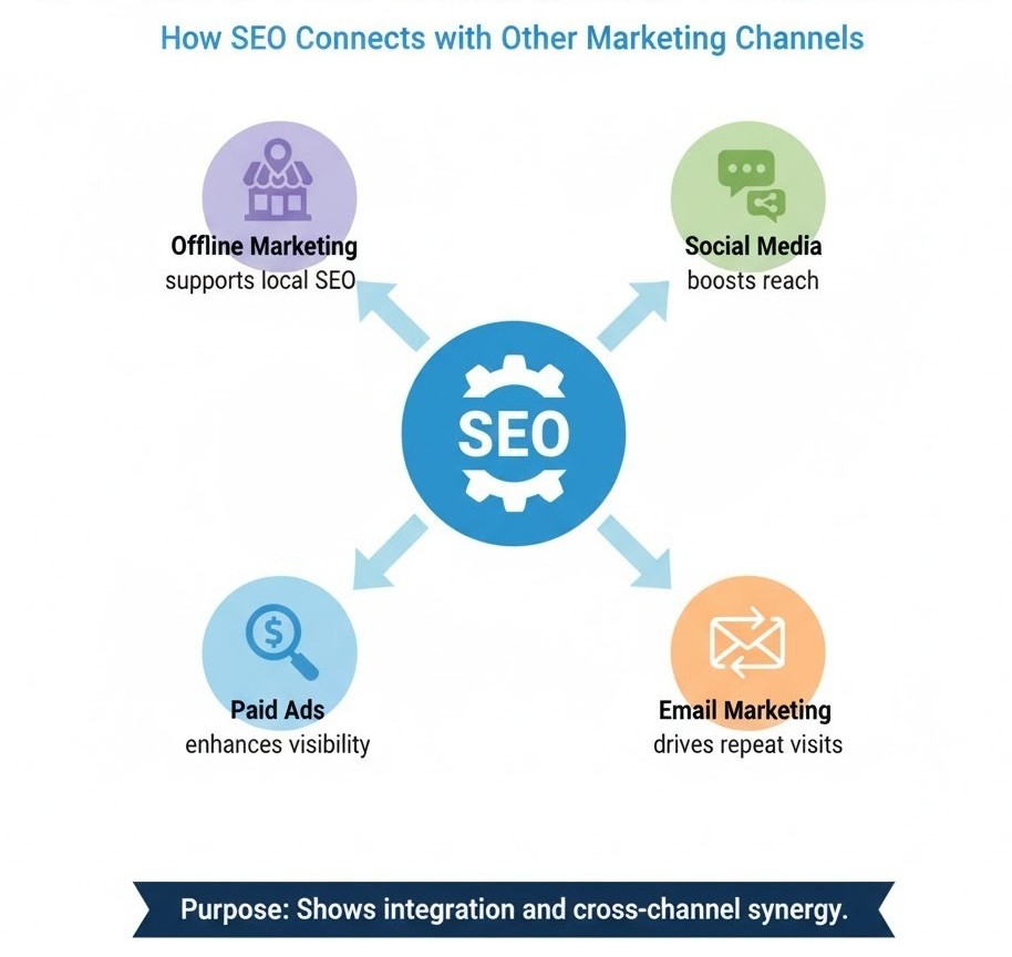 How SEO Connects with Other Marketing Channels